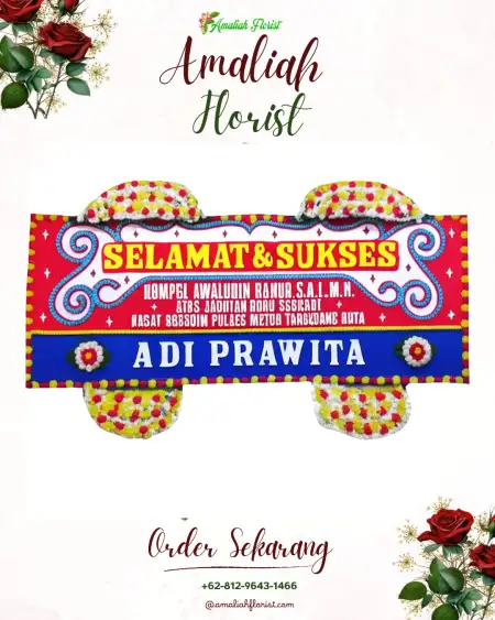 Papan Bunga Ucapan Selamat Patihan